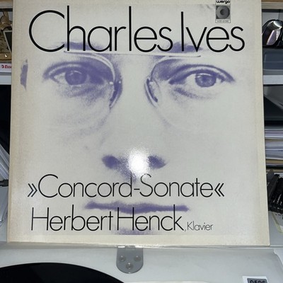 CHARLES IVES - CONCORD SONATE LP HERBERT HENCK 0596
