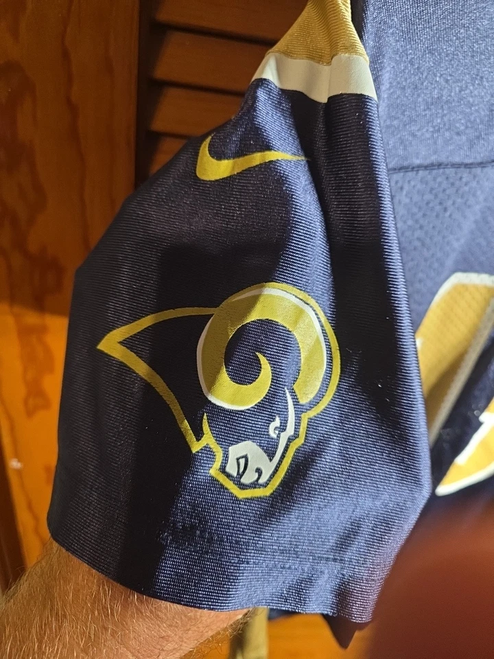Camiseta deportiva vintage de los St. Louis Rams Kurt Warner # 13 NFL Nike juvenil grande L 14/16 Foto 4 de 4