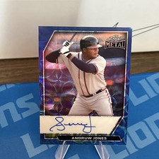 2026 Leaf Metal Andruw Jones BLUE Scope 3/4 AUTO Legend BRAVES #OC-AJ1 🔥
