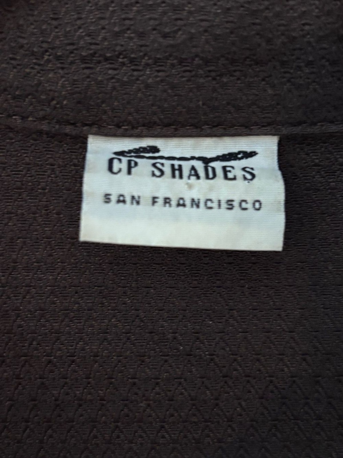CP Shades Rare Vintage Brown Long Line Blazer Jacket Topper Car Coat Womens S image 7