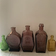 Lot Of 5 Wheaton Bottles