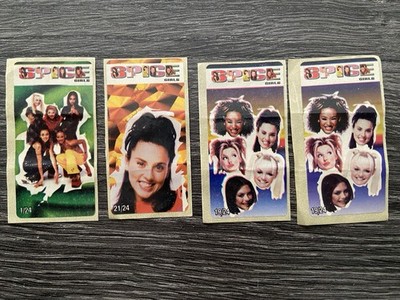 Official Mini Spice Girls Stickers X4! Numbers 1, 19, 21