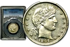 1897 Barber Head Quarter 25C - PCGS MS62  CC1025