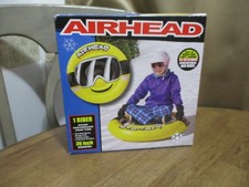Airhead Electron 36" Round Inflatable Performance Rider Snow Tube Sled NEW SEAL
