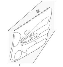 Genuine Nissan Door Trim Panel 80900-9MB1A