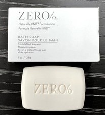 Barras de jabón de baño Zero% Gilchrist & Soames tamaño de viaje de hotel 1 oz ELIGE CANTIDAD