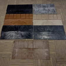Euroshield Roofing Samples Lot of 7 Vermont Slate Beaumont Shake Mold Panels Set