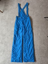 Vintage 80s Roffe Ski Pants Bright Turquoise Sz Men 30x31 Pocket Read