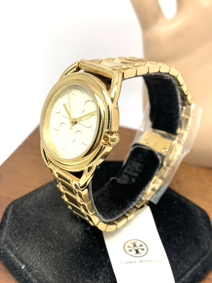 Tory Burch Women's Watch TBW7220 Miller Quartz Cream Dial Gold
