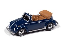 1975 Volkswagen Super Beetle - Blue 164 Scale Model - Johnny Lightning Jlcg034a 1975 Volkswagen Super Beetle - Blue 164 Scale Model - Johnny Lightning Jlcg034a