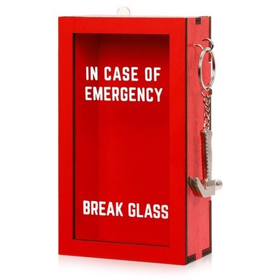 Funny Gift Emergency Box w/Hammer, Break in Case of Emergency Box