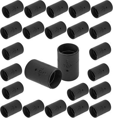 52 Pcs 7/8 Inch Wire Shelf Clips, Black | Plastic Shelf Lock Clips