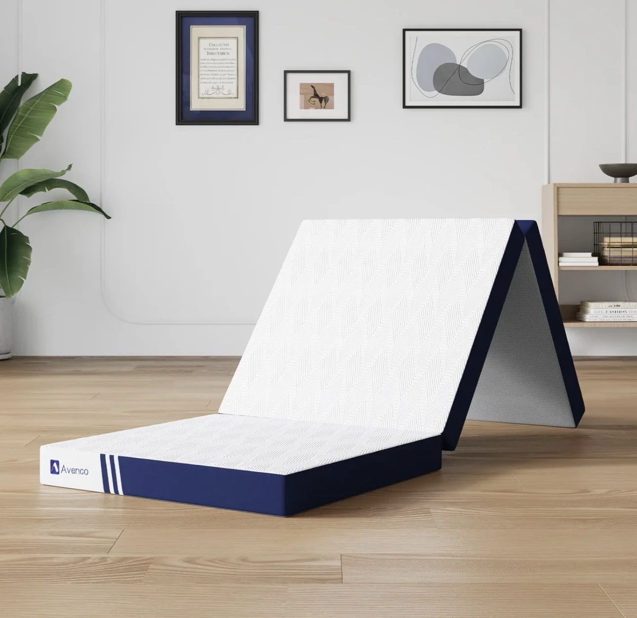 Avenco Tri-Fold Memory Foam Mattress 75x25x4 Open Box