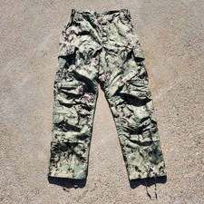 USGI US Navy Working Uniform NWU Type III AOR2 Woodland Trousers SMALL SHORT