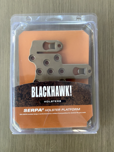 Blackhawk MOLLE Platform 38CL63CT Coyote Tan Serpa Strike Holster +FAST SHIPPING