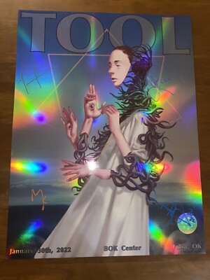 Tool Poster Bok Center 1/30/22 Alejandro Mirabel Tulsa Oklahoma