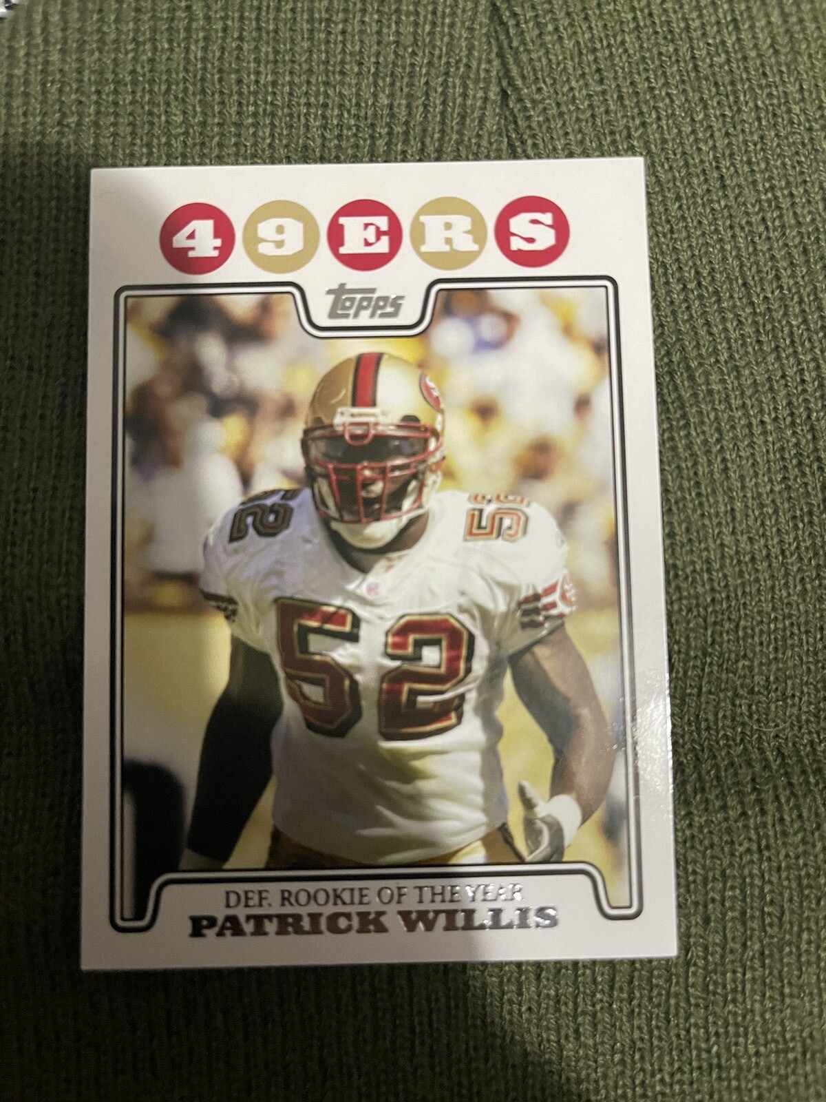 2008 Topps Patrick Willis Def. Rookie Of The Year 330
