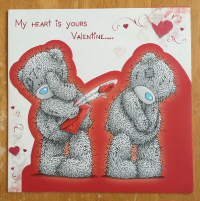 'My Heart Is Yours' Me To You Valentine’s Day Card - Tatty Bear Teddy 6 ...