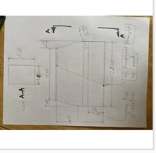 20x20 Plenum W/Filter Rack And Transition To 17x20 Total 25” Return Air 26Gauge