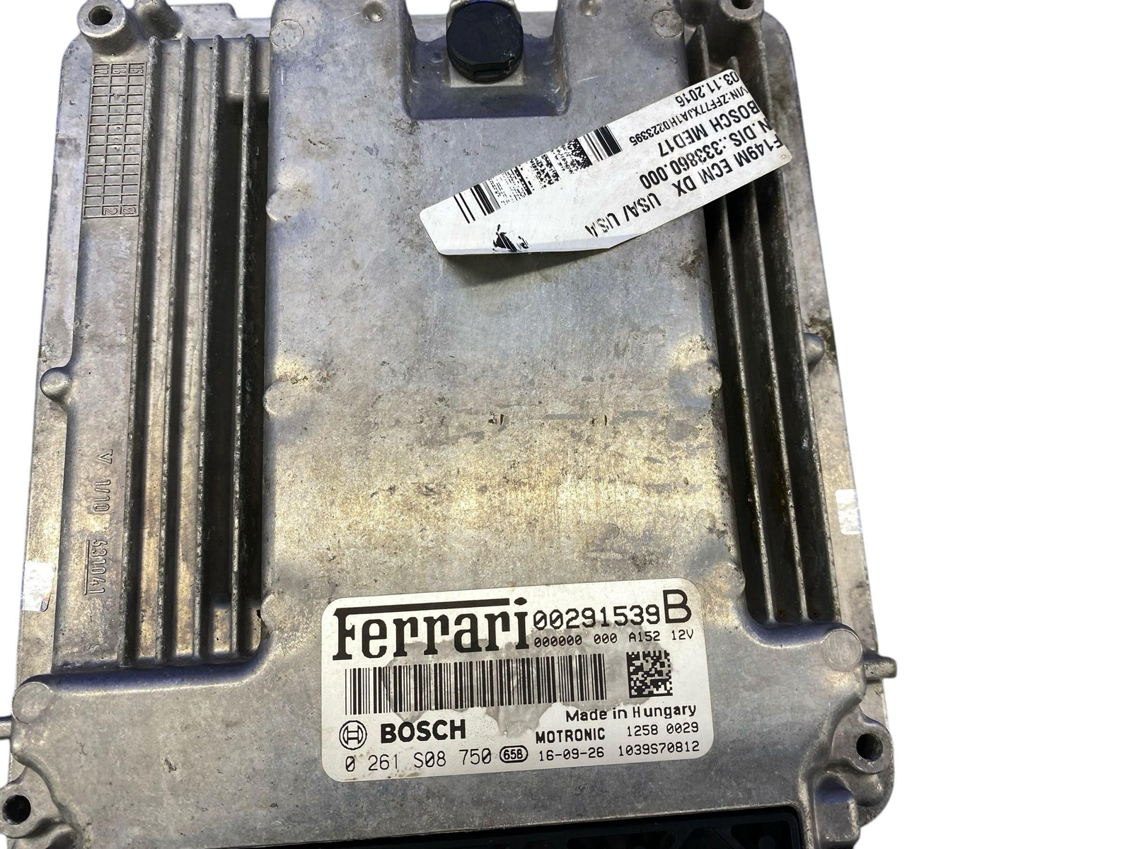 2015-2018 FERRARI CALIFORNIA T 488 GTC4LUSSO RWD 3.9L ENGINE MOTOR MODULE UNIT