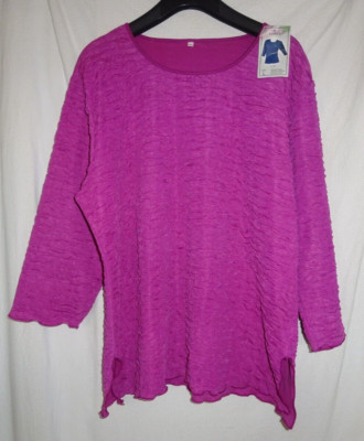 Pulli, Shirt, pink erika,  Gr. L, 3/4-Arm, mit Etikett