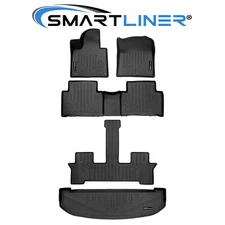SMARTLINER 3 Row Floor Mats & Cargo Liner Behind 3rd Row for 2021-2025 Kia Soren