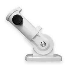 Breeze Decor-Plastic Adjustable White Flag Bracket-ABS Flag Accessories 3" x 7"