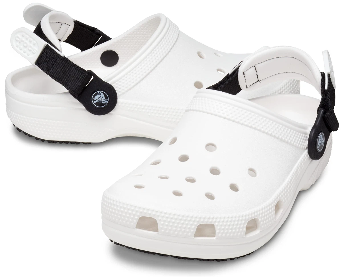 men's white crocs size 9
