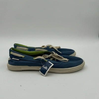 NEW Keen Women's Blue Vegan Maderas Boat Shoe Slip On