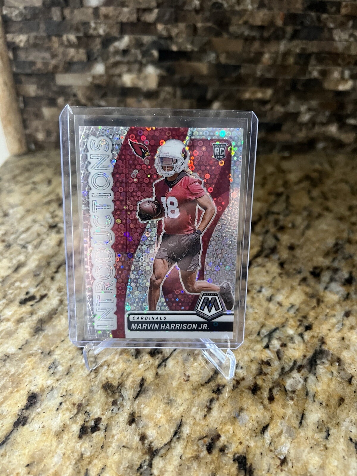 2024 Panini Mosaic Introductions Silver No Huddle Prizm Marvin Harrison Jr. (RC)