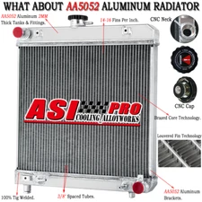 Aluminum 2-Row Radiator Fit 1976-1985 82 Mercedes Benz S-Class W123 W126 280S AT