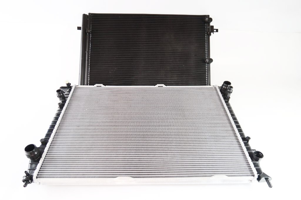 Bentley Gt Gtc Flying Spur cooling radiator & A/C condenser v8 1173
