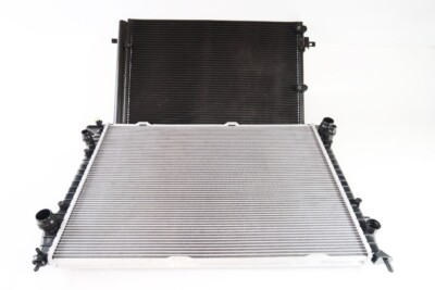 Bentley Gt Gtc Flying Spur cooling radiator & A/C condenser v8 1173