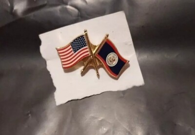 United States And Belize Flag Pin