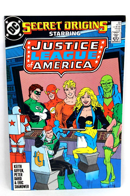 Secret Origins #32 Justice League of America 1988 DC Comics F/F+