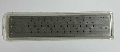 OVAL DRAWPLATE NARROW 31 HOLES 6 x 3.3mm to 3 x 1.65mm PREMIUM QUALITY STEEL