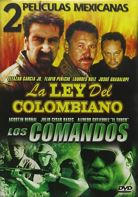 La Ley de Colombiano/Los Comandos 2 (DVD, 2006) Spanish Language