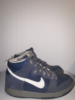 Nike SB Dunk High Midnight Navy Blue Size 10 317982 401 | eBay