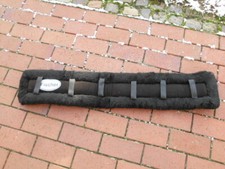 Brustblatt Schoner super weich gepolstert 80 x 13 cm cm schwarz