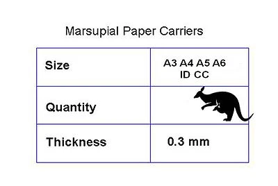 A3 A4 A5 A6 ID CC laminating pouch paper carrier Fellow's roller cleaning sheets
