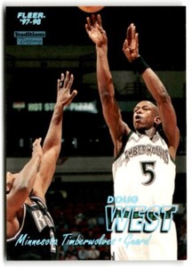 1997 Fleer Basketball Crystal Doug West #47