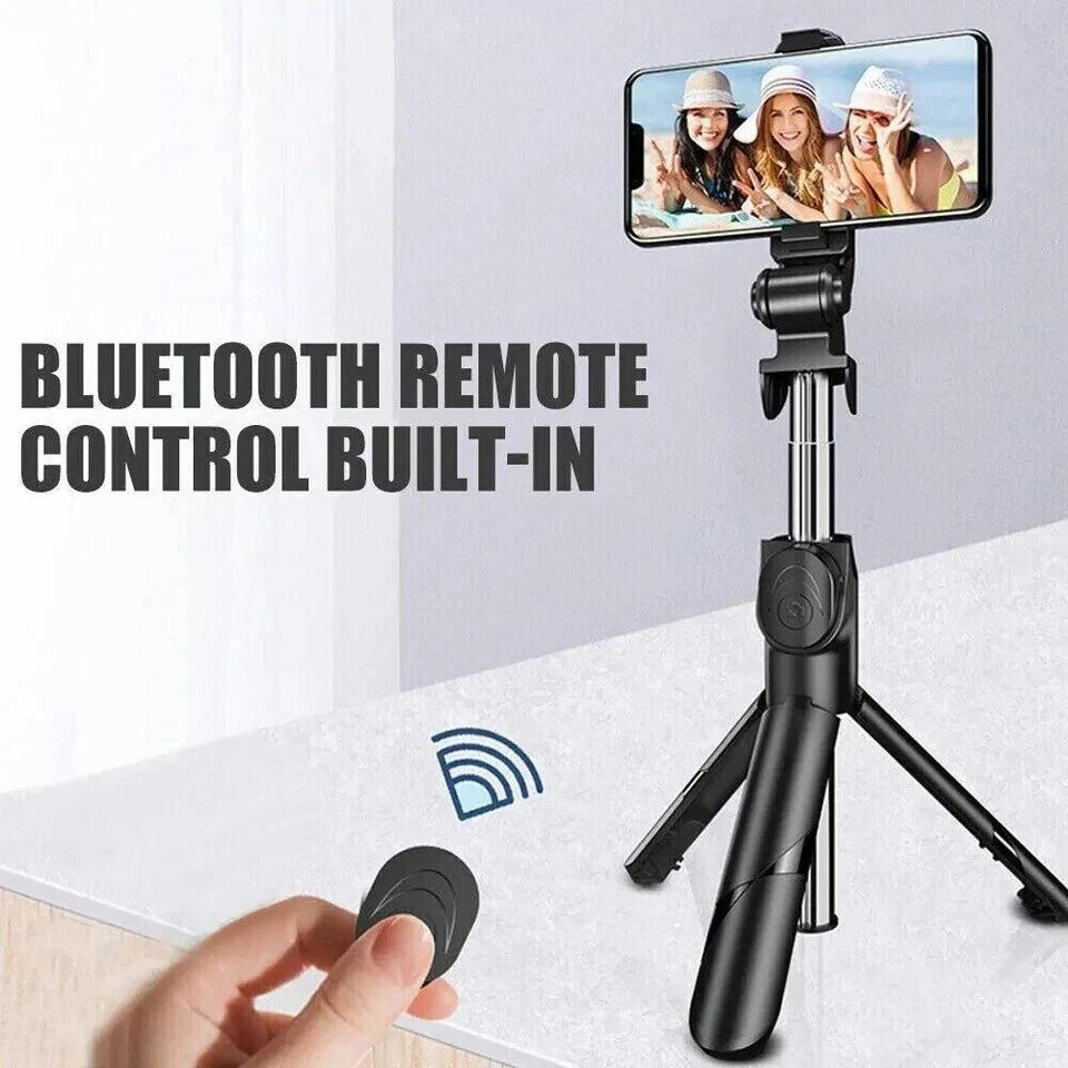 PHONE Selfie Stick Bluetooth Remote Monopod Phone Tripod For iPhone Samsung iOS - Image 3 of 4