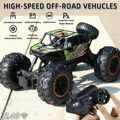 Automodelo Rc Carro Controle Remoto Off Road 4x4 50km/h