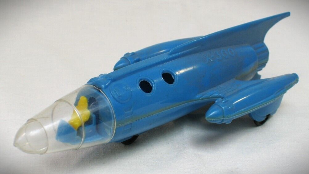 Vintage 1950's Blue Pyro X-300 Space Cruiser Rocket Space Vintage 1950's Blue Pyro X-300 Space Cruiser Rocket Space