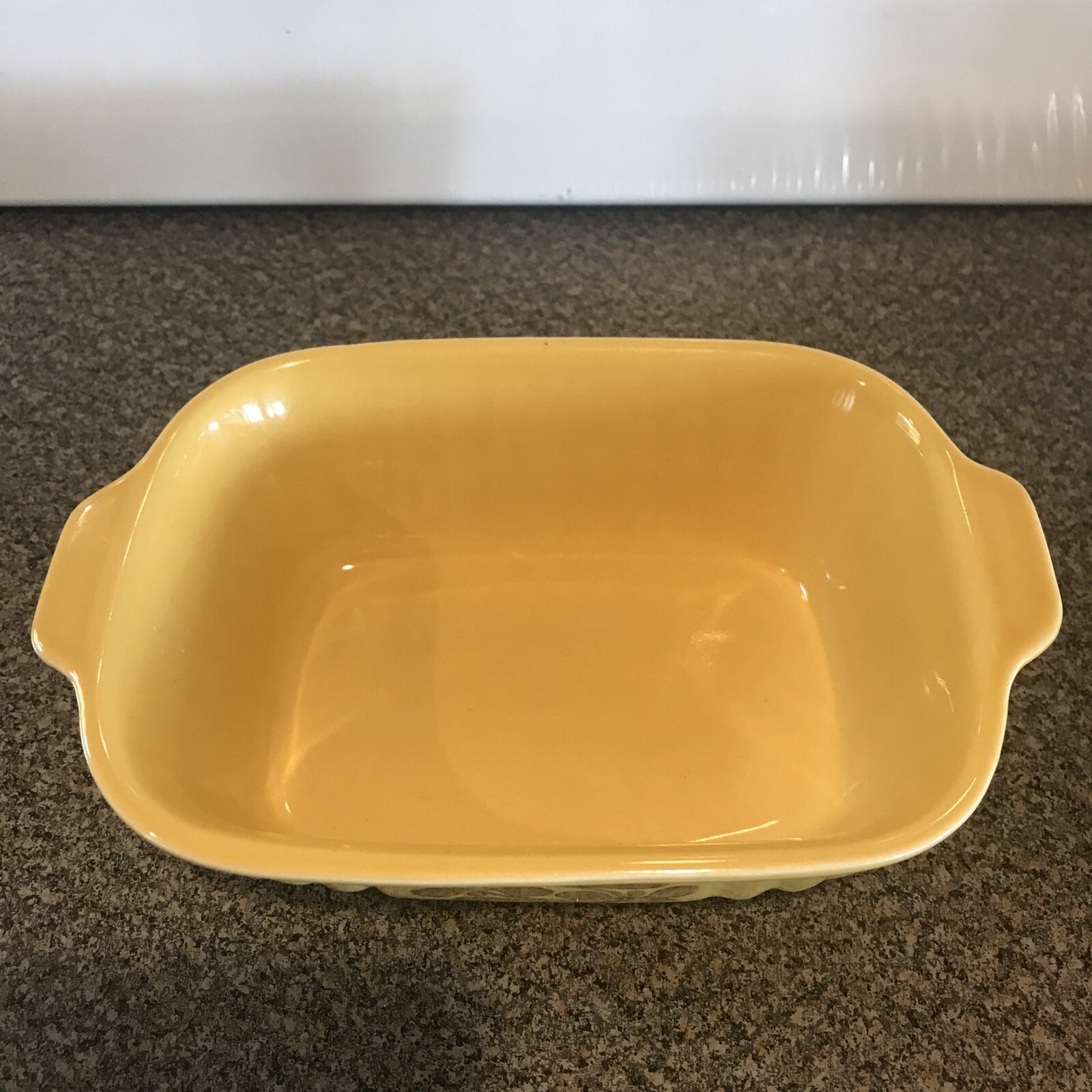 DISH PFALTZGRAFF FTDA 1983 16 oz Casserole Baking Dish Mustard