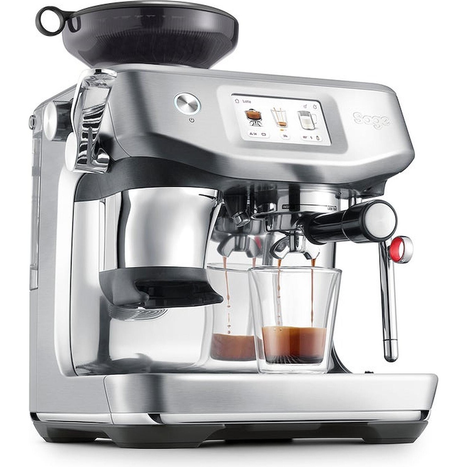 Macchina da caffè per espresso manuale Sage The Barista Touch Impress SES881 b