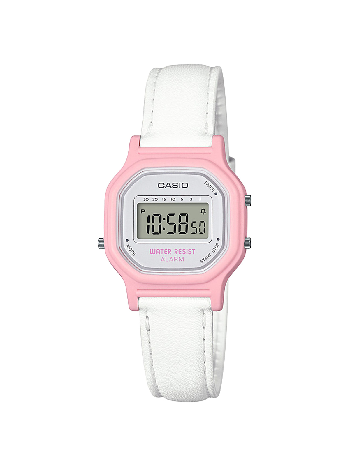 Casio Women's 'Classic' Quartz Resin Casual Watch, Color White (Model: LA-11W...