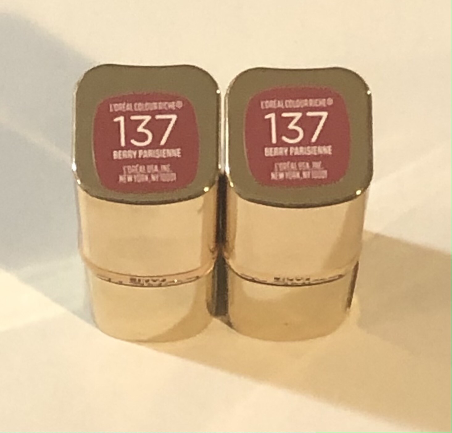 2) Loreal Colour Riche Satin Lipstick, 137 Berry Parisenne | eBay