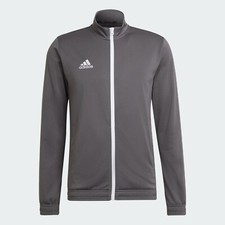 Adidas Mens Tracksuit Top Zip Track Entrada22 Sports Training Drill Gym Football