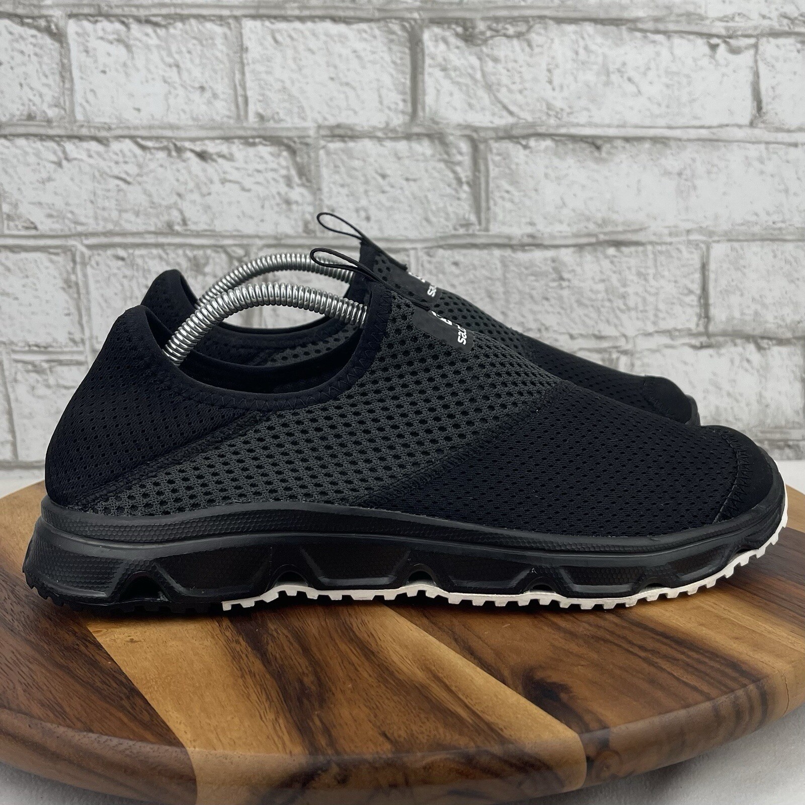 Salomon RX Moc 4.0 slip on da uomo taglia 10 scarpe da ginnastica Recovery Reelax nere